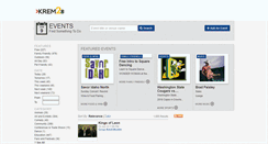 Desktop Screenshot of events.krem.com
