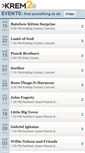 Mobile Screenshot of events.krem.com